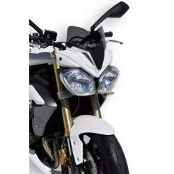 Saute-vent déflecteur tête de fourche Ermax avec bulle 21cm pour Triumph Speed Triple 1050 2011 et +
