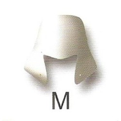 Pare-Brise scooter Grandissimo Ermax 65cm, découpe en M, pour MBK Waap 125 2008-2010