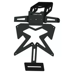 SUP09EVO Support de plaque universel déporté Ermax Aluminium noir 