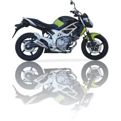 Echappement IXIL DUAL HYPERLOW INOX pour SUZUKI SFV 650 GLADIUS 09-11