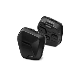 Valises latérales URBAN ABS 2x 16,5 litres, Plastique rigide en ABS, Pour support SLC.