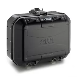 Valise latérale, top case, MONOKEY DLM30B GIVI Trekker DOLOMITI 30 litres noir, Black Line