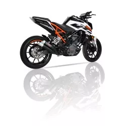 Echappement IXIL DUAL HYPERLOW XL BLACK EDITION pour KTM 125, 200 et 390 DUKE 2017-2018 et +