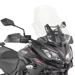 Bulle GIVI D4120ST Haute Protection (+20cm) incolore pour Kawasaki Versys 1000 2017 et +