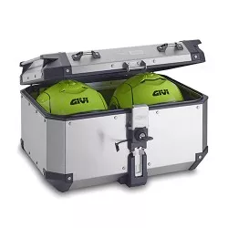 Valise Top Case moto GIVI MONOKEY Trekker OUTBACK 58 litres aluminium 2018