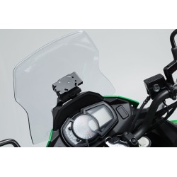 Support GPS pour cockpit Noir. Kawasaki Versys-X300 ABS (16-).