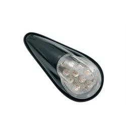 Clignotants à led Chaft : Bullet - noir - Homologués
