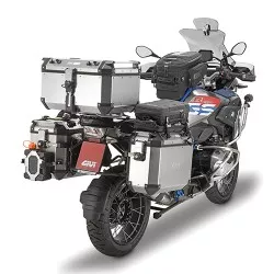 Valise latérale MONOKEY GIVI OBKN48AL Trekker OUTBACK, Coté GAUCHE, 48 litres, aluminium, 2018