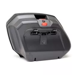 Paire de valises latérales MONOKEY V37 N GIVI, 37 litres, noir et Carbone avec catadioptres fumés