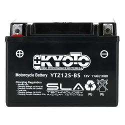 Batterie Kyoto KTZ12S-FA - SLA AGM - Sans Entretien - Prête à l'Emploi