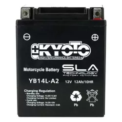 Batterie Kyoto GB14L-A2 SLA-AGM - Sans Entretien - Prête à l'Emploi
