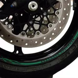 Liseré de jante moto - CHAFT - Tribal Delux Vert