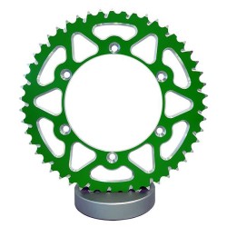 Esjot - Couronne Alu TT Kawasaki Verte - 520 - 51 Dents - Similaire JTA460 - Made in Germany