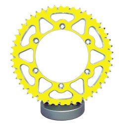 Esjot - Couronne Alu TT Suzuki Jaune - 520 - 49 Dents - Similaire JTA808 - Made in Germany