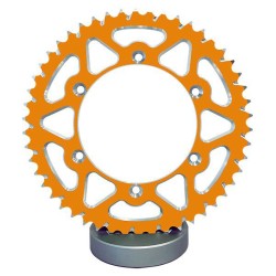 Esjot - Couronne Alu TT Husqvarna-KTM Orange - 520 - 42 Dents - Similaire JTA897 - Made in Germany